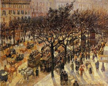 Camille Pissarro : Boulevard des Italiens, Afternoon